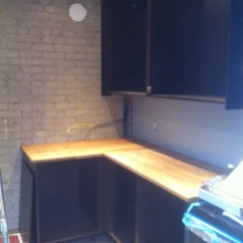 Cabinets are up! But no doors